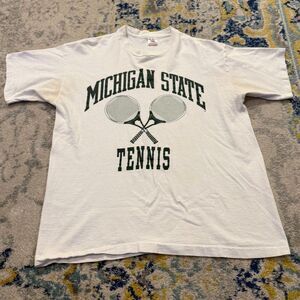 Vintage Michigan State Tennis Tee